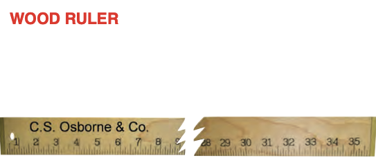 Wood Ruler # 160 36"