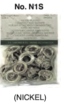 Grommet Nickel pack 24 pieces