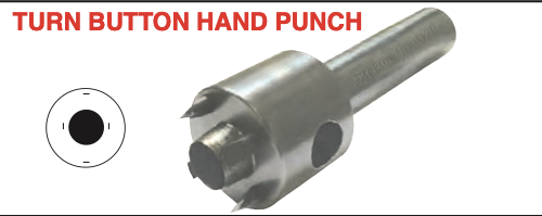 Turn Button Hand Punch  4120