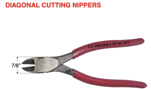 Diagonal Cutting Nippers # 3377