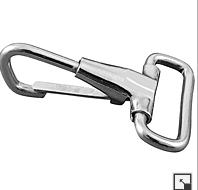 Snap Hook Stainless Steel 1"# SNAPHOOK112SS